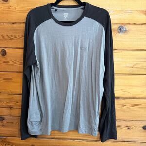 Icebreaker 200 Merino Wool Mens Long Sleeve Size Large
